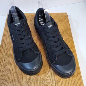 Rocket Dog Sneakers Men Size 11 Black Low Top Plush Foam Adjustable Comfort Shoe